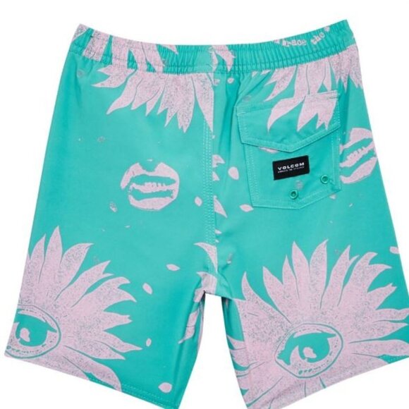 Volcom Remote Big Boys Print Swim Trunks, XL - Picture 8 of 10